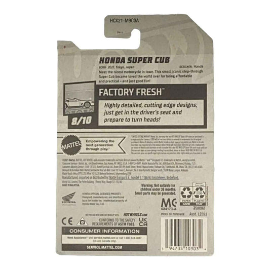 Hot Wheels Honda Super Cub - Factory Fresh Series 8/10