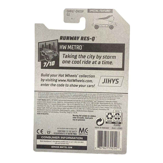 Hot Wheels Runway Res-Q - Metro Series 7/10