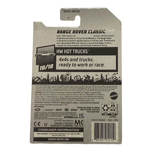Hot Wheels Range Rover Classic - Hot Trucks Series 10/10