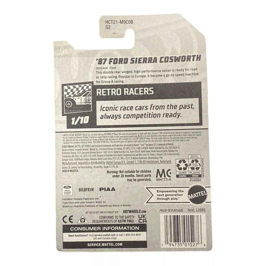 Hot Wheels '87 Ford Sierra Cosworth - Retro Racers Series 1/10