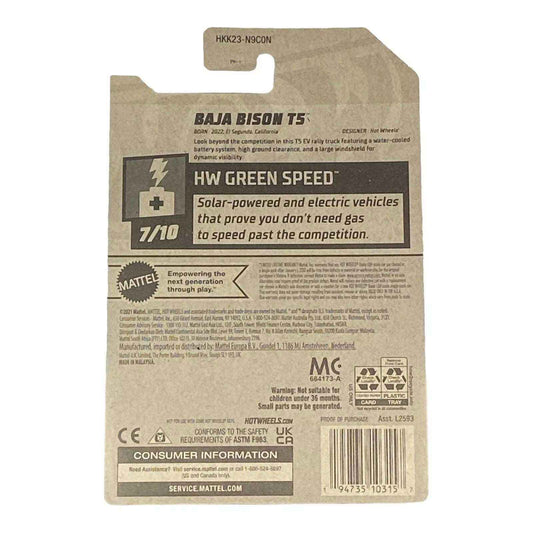 Hot Wheels Baja Bison T5 - Green Speed Series 7/10