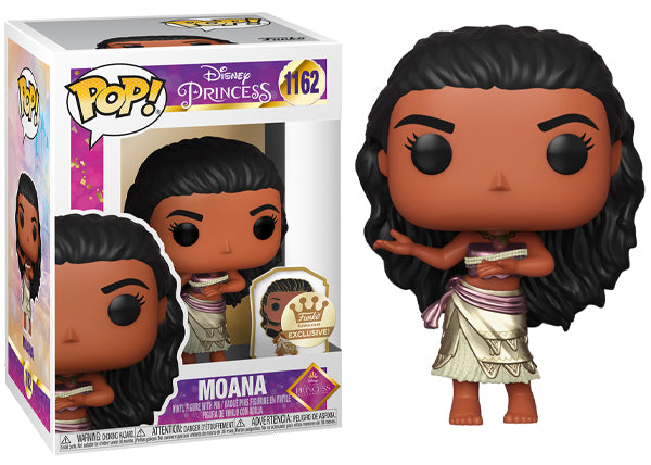 Moana w/ Pin (Dancing, Gold, Moana) 1162 - Funko Shop Exclusive