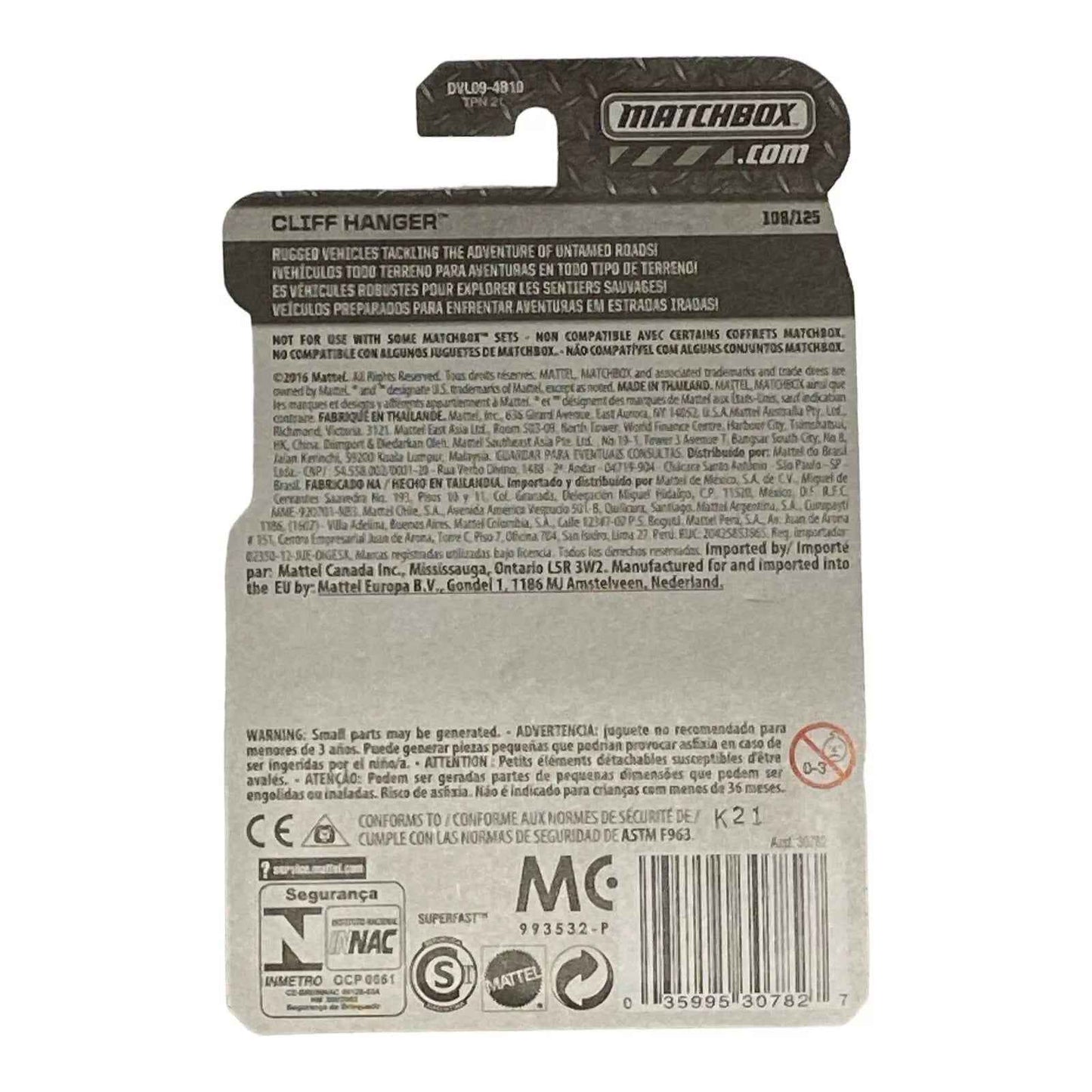 Matchbox Cliff Hanger - Matchbox Series 108/125