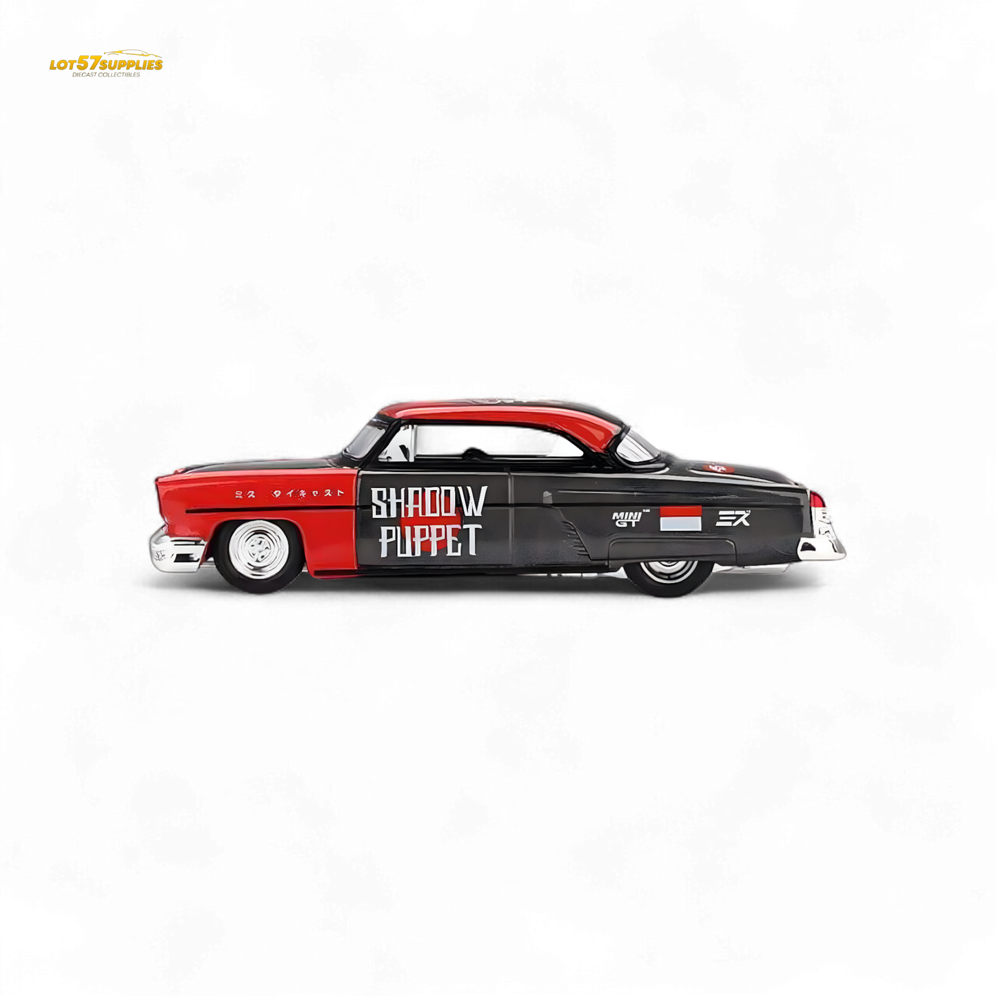 Mini-GT 1954 Lincoln Capri Hot Rod SHADOW PUPPET #874 1:64 MGT00874