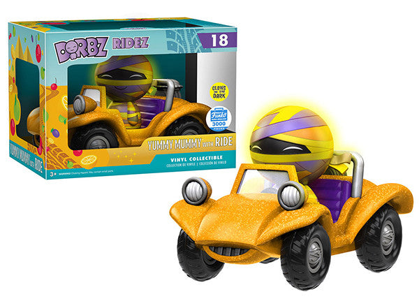 Dorbz Ridez Yummy Mummy w/Ride (Glow in the Dark, Ad Icons) 18 - Funko Shop Exclusive/3000 Made