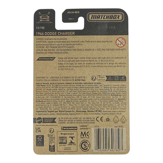 Matchbox 1966 Dodge Charger - Matchbox Series 13/100