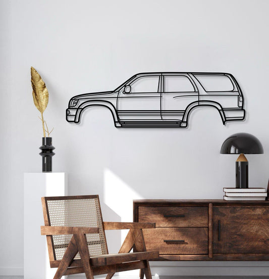 1996 4Runner 3rd Gen (N180) Metal Car Wall Art - MT0257
