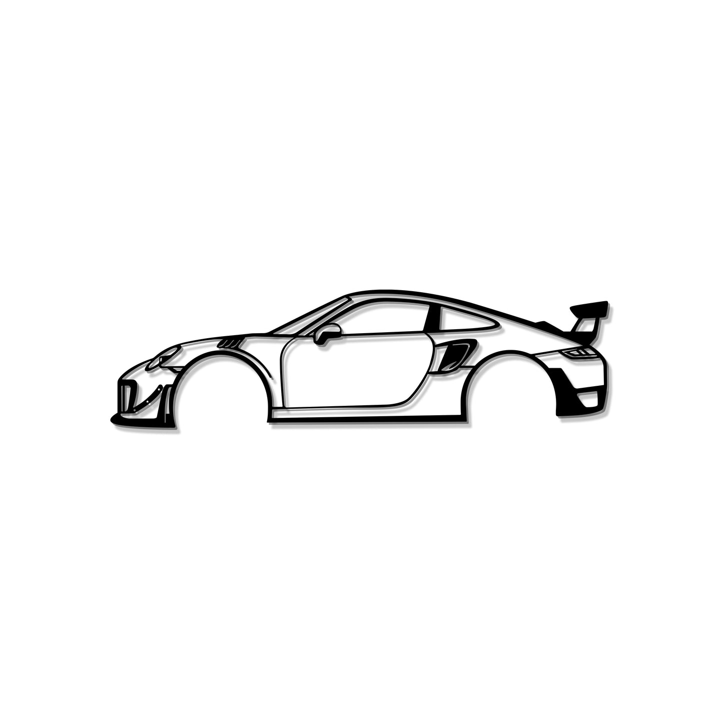 911 GT2 RS Metal Car Wall Art - MT0646