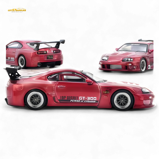 INNO64 Toyota Supra A80 Top Secret - Red 1:64