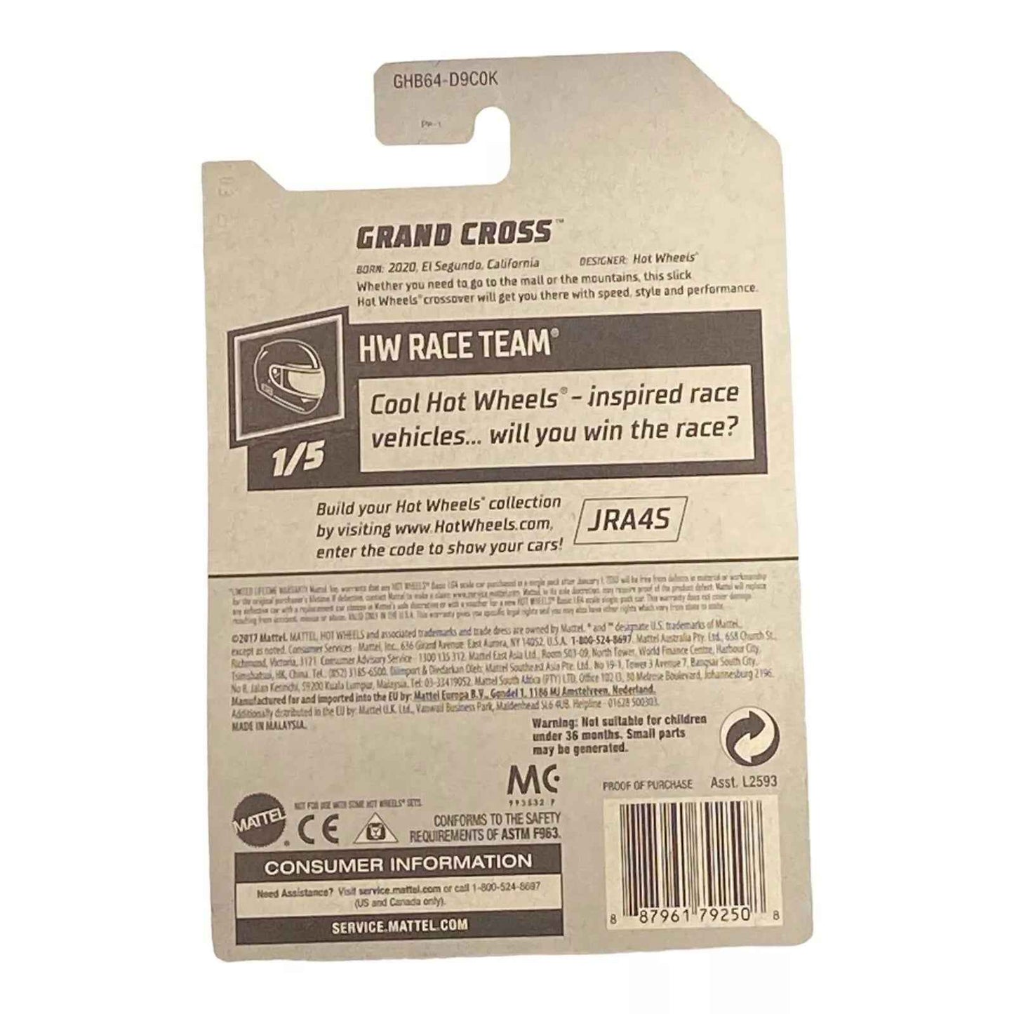 Hot Wheels Grand Cross - Race Team Series 1/5