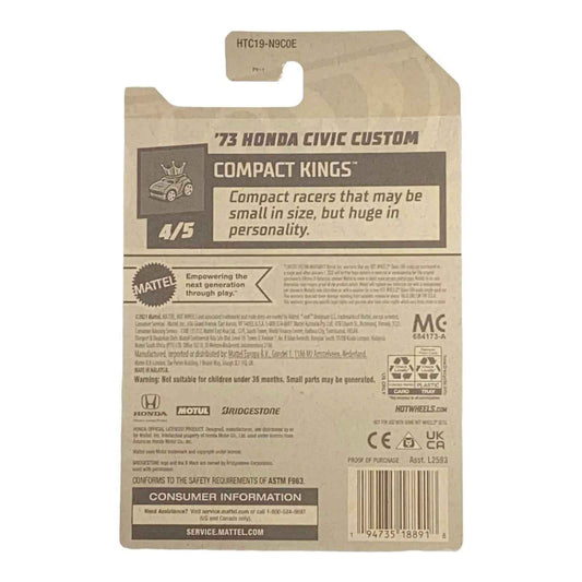 Hot Wheels '73 Honda Civic Custom - Compact Kings Series 4/5