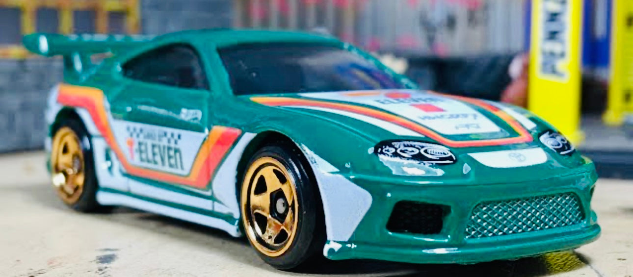 Hot Wheels Silver Series Toyota Supra 7-Eleven Exclusive Diecast