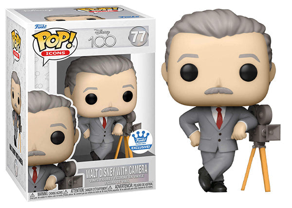 Walt Disney w/ Camera (Icons) 77 - Funko Shop Exclusive
