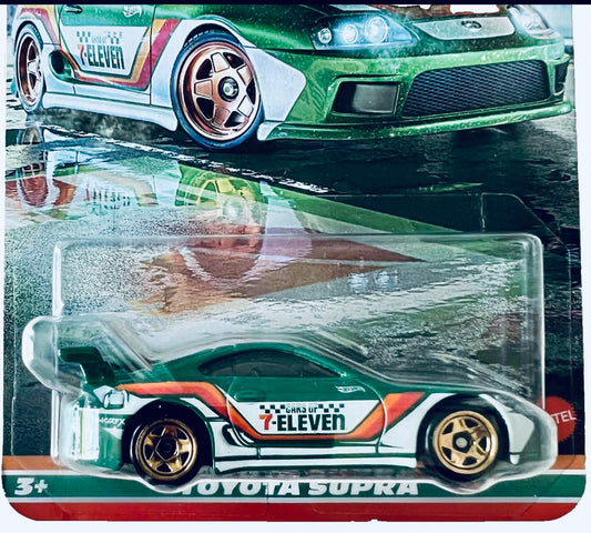 Hot Wheels Silver Series Toyota Supra 7-Eleven Exclusive Diecast