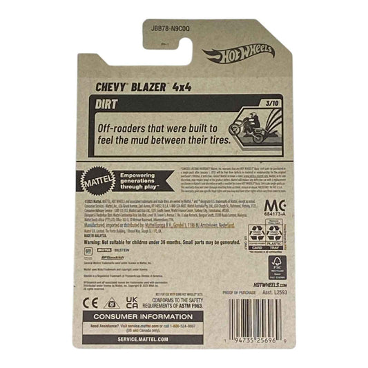 Hot Wheels Chevy Blazer 4X4 - HW Dirt Series 3/10