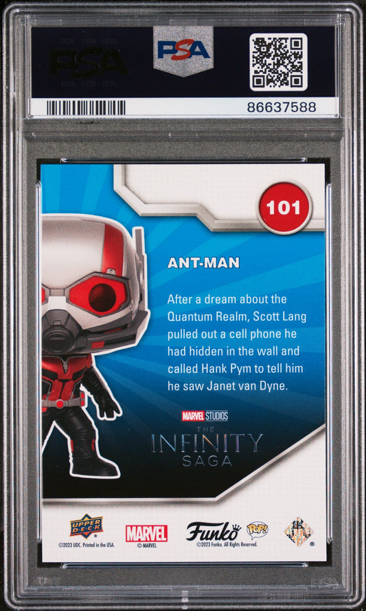 2023 UPPER DECK FUNKO POP MARVEL ANTMAN #101 PSA 10
