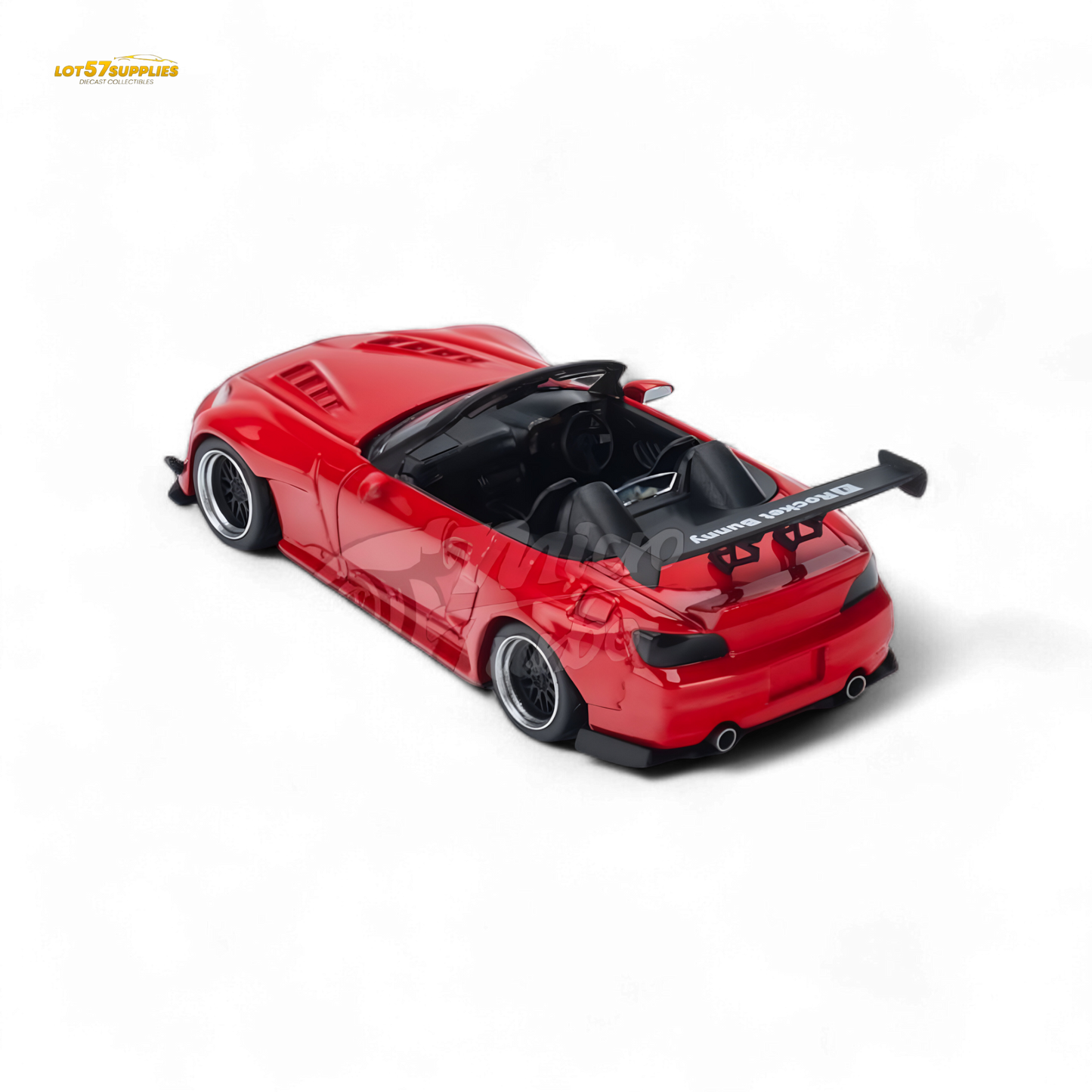 Microturbo Honda S2000 Roadster Pandem Rocket Bunny Aero Kit in Red 1:64