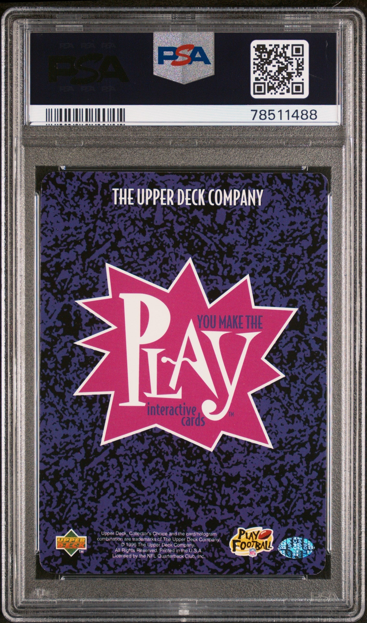 1996 COLLECTOR'S CHOICE UPDATE YOU MAKE THE PLAY JOHN ELWAY #Y70 PSA 10