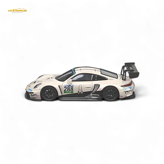 SR STAR RACE Porsche 911 GT3 Racing Milky White No.288 Racing 1:64