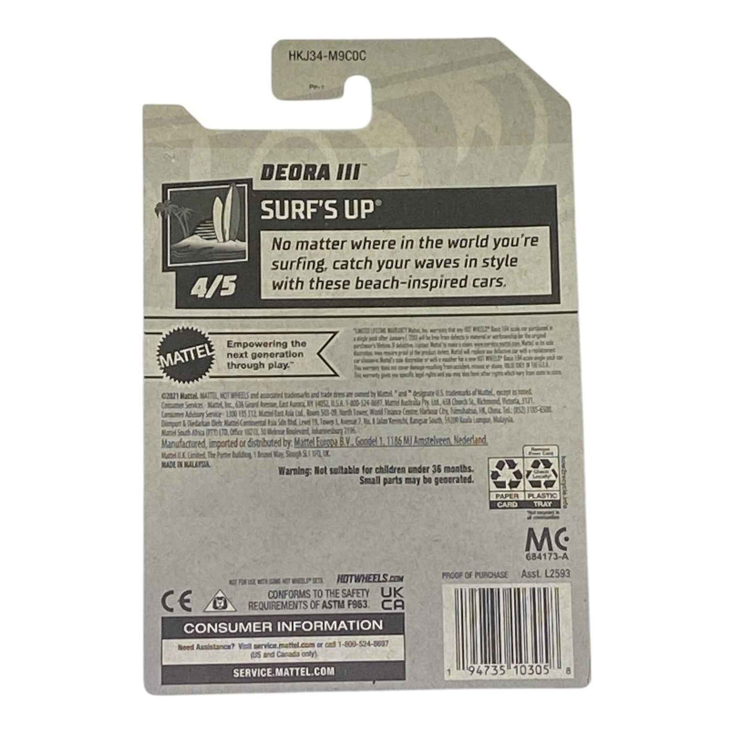 Hot Wheels Deora III - Surf's Up Series 4/5