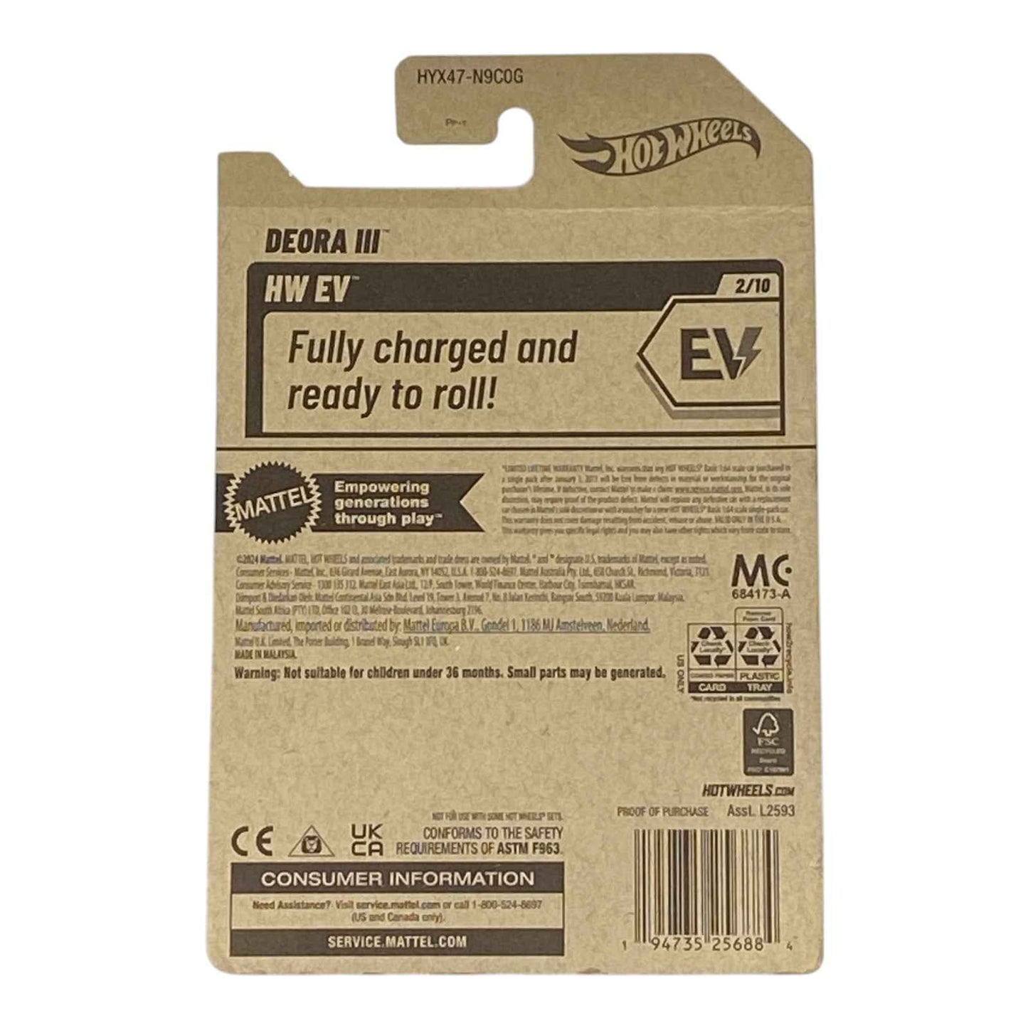 Hot Wheels Deora III - EV Series 2/10