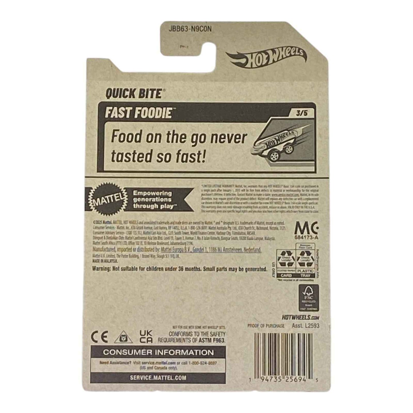 Hot Wheels Quick Bite - Fast Foodie Series 3/5