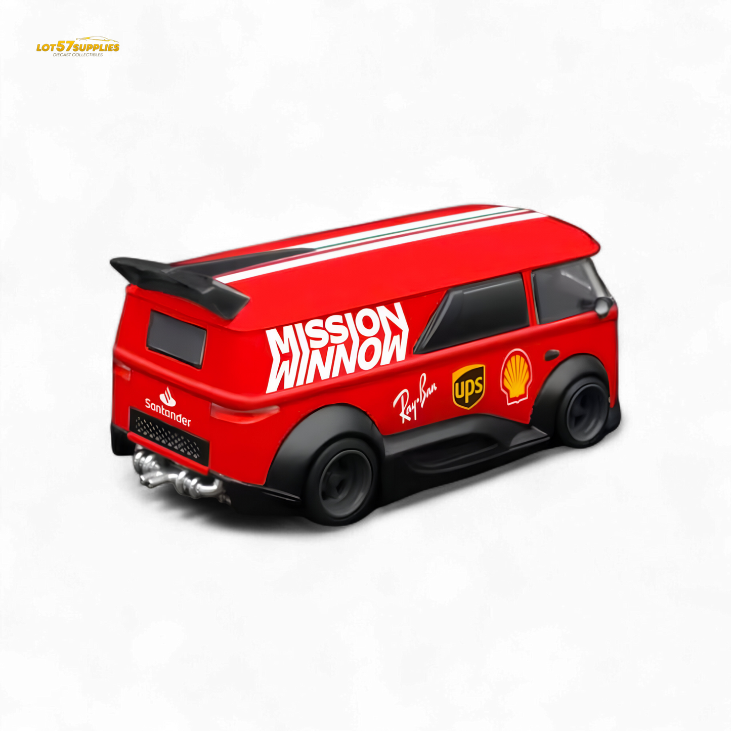 Mini Dream Volkswagen T1 RWB Van in Red WM Livery 1:64