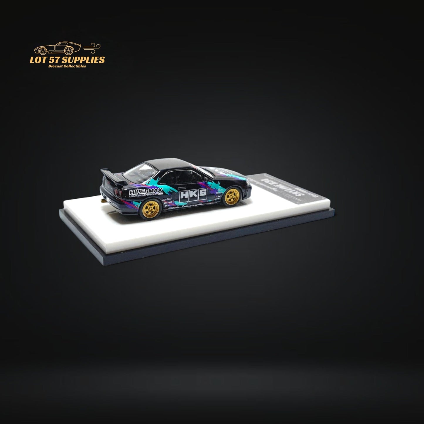 MC Nissan Skyline R34 Turbo HKS Livery 1:64