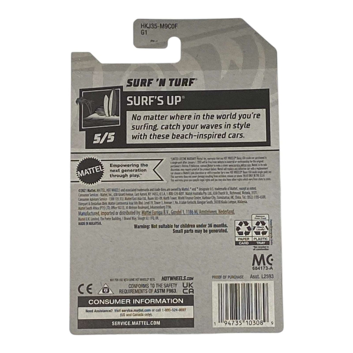 Hot Wheels Surf 'N Turf - Surf's Up Series 5/5