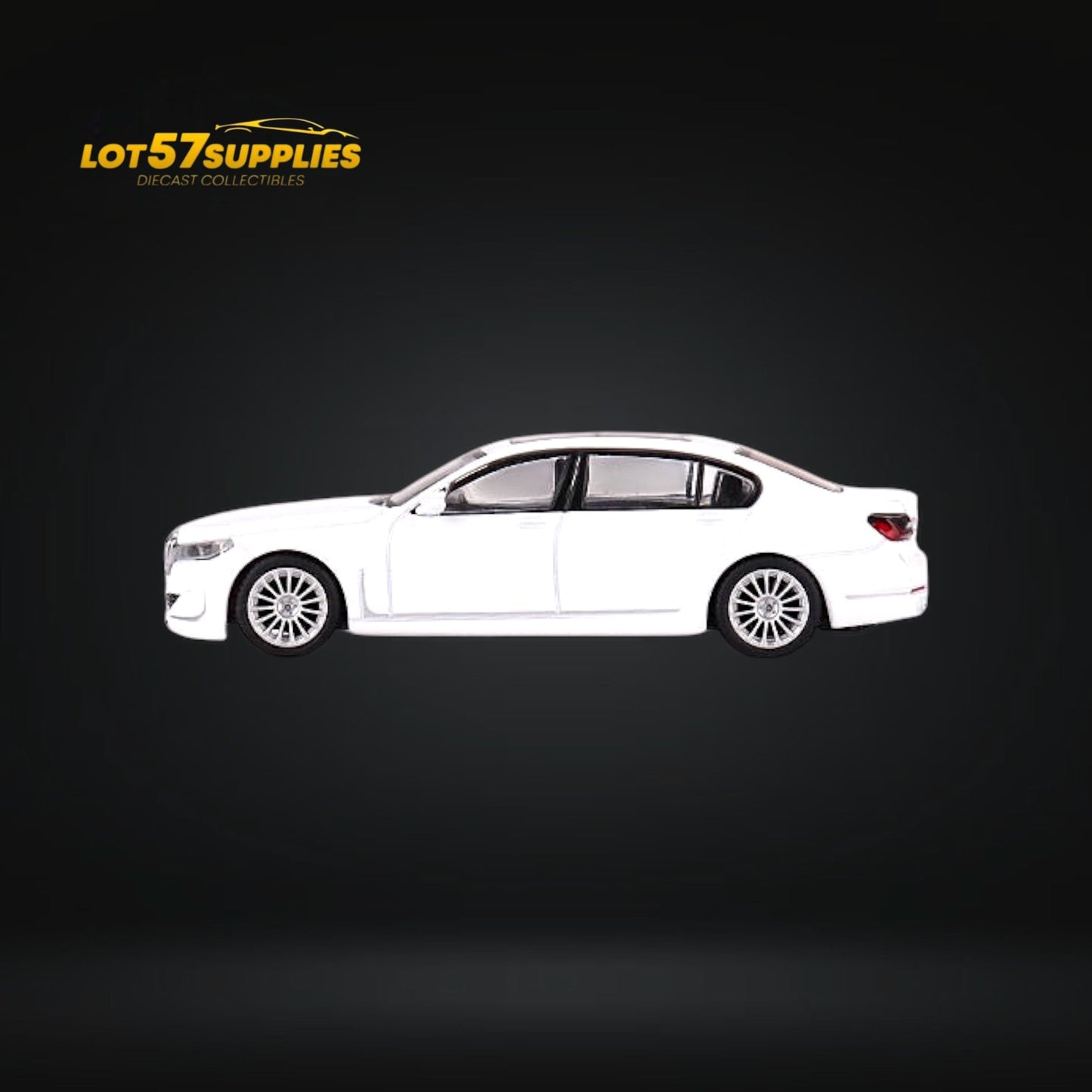 Mini-GT BMW Alpina B7 xDrive Alpine White 1:64 #557 MGT00557