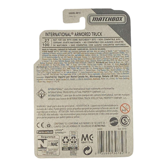 Matchbox International Armored Truck - MBX City Series 27/100