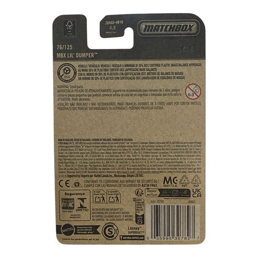 Matchbox MBX Lil' Dumper - 2025 Matchbox Series 76/125