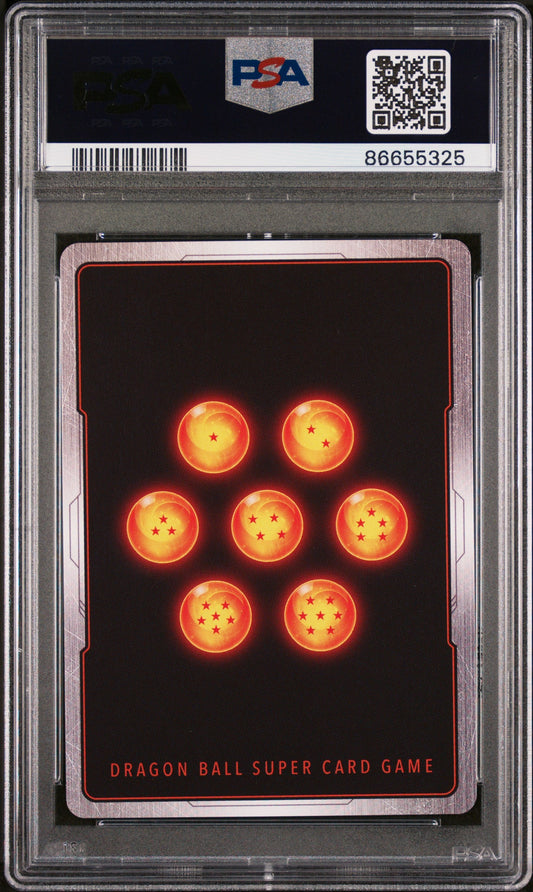 2022 DRAGON BALL SUPER MYTHIC BOOSTER SS4 BARDOCK, FTG/FATE #P-261 - PSA 10