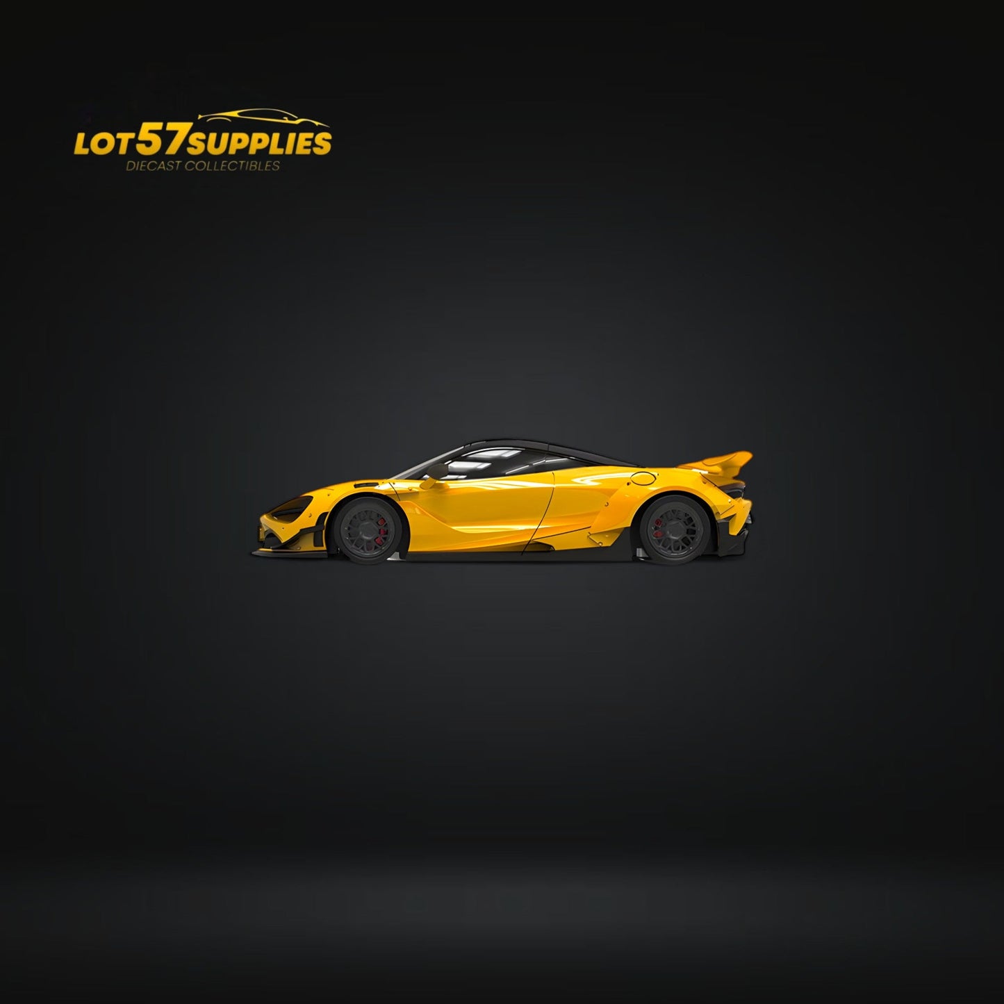 (Pre-Order) SUPCAR McLaren 720S - Yellow 1:64