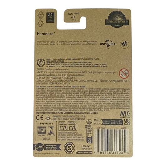 Matchbox Hardnoze - Jurassic World Rebirth Collection