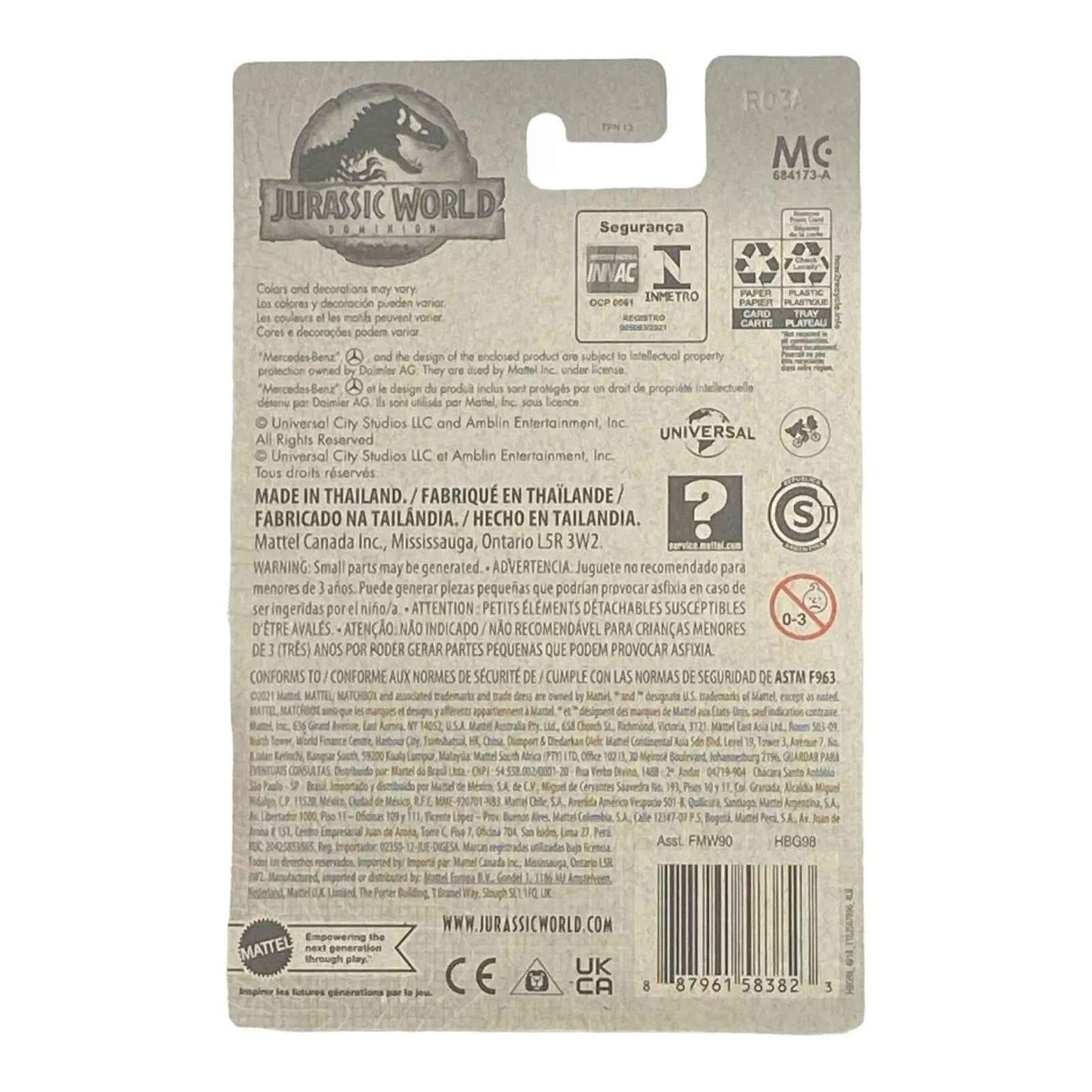 Matchbox '14 Mercedes-Benz G 550 - Jurassic World Dominion Series