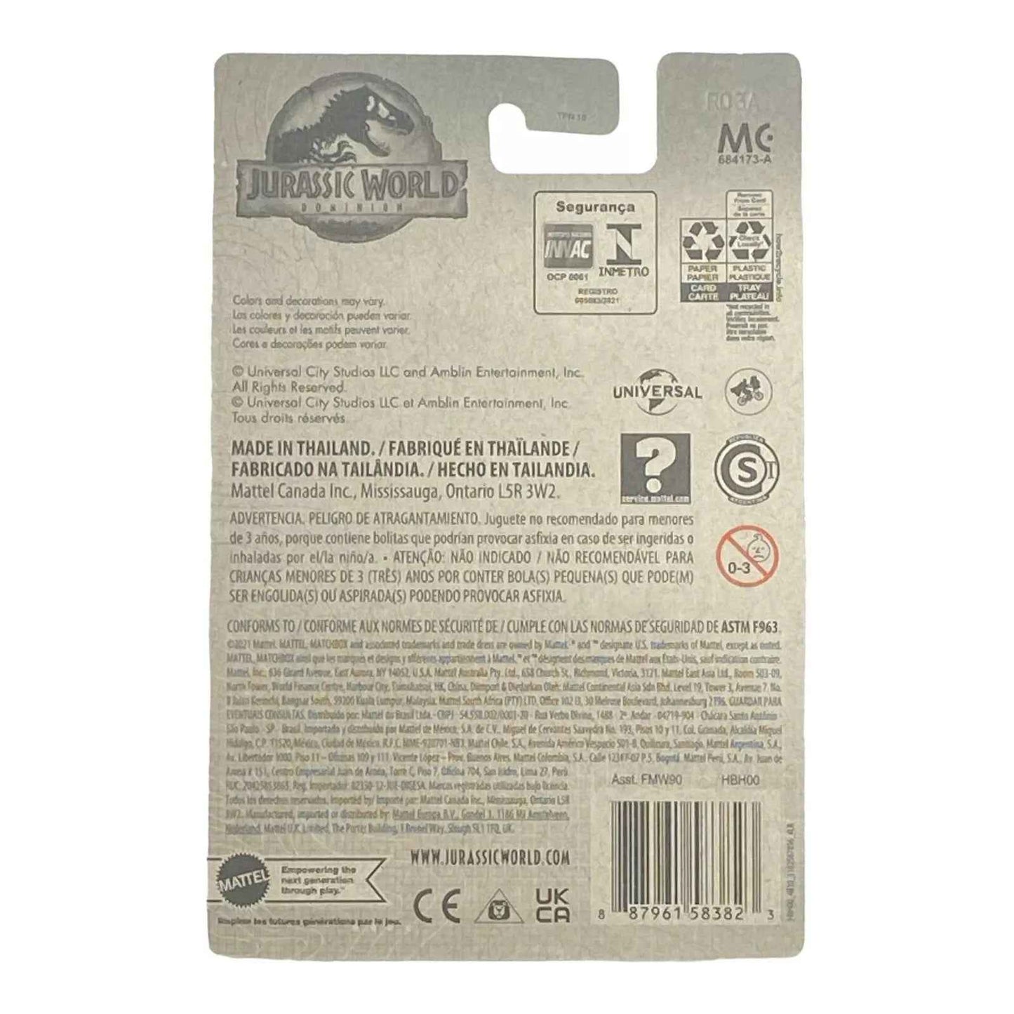 Matchbox Gyrosphere - Jurassic World Dominion Series