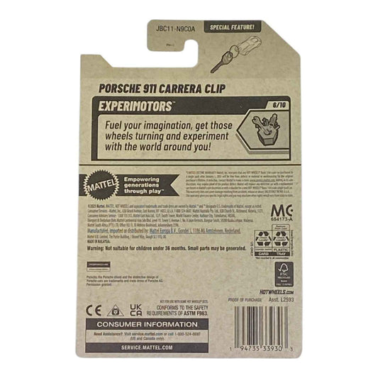 Hot Wheels Porsche 911 Carrera Clip - Experimotors Series 6/10