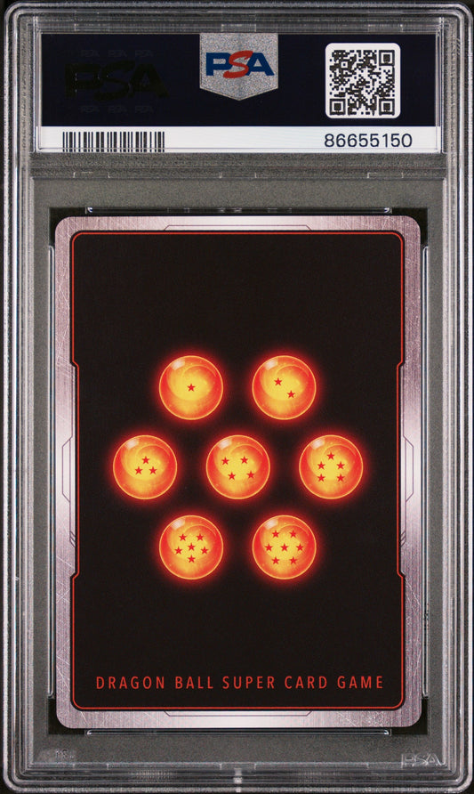 2022 DRAGON BALL SUPER REALM OF THE GODS 7 SSG GOKU, DVN RSTRNT #P-362 - PSA 10