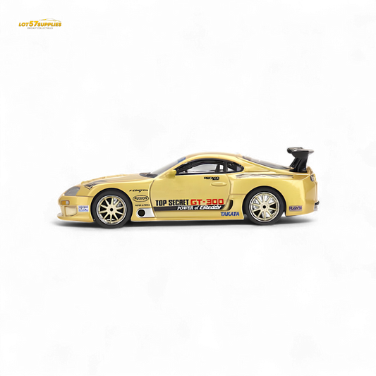 Mini-GT Toyota Supra (A80) Top Secret GT-300 Top Secret Gold 1:64 MGT00961