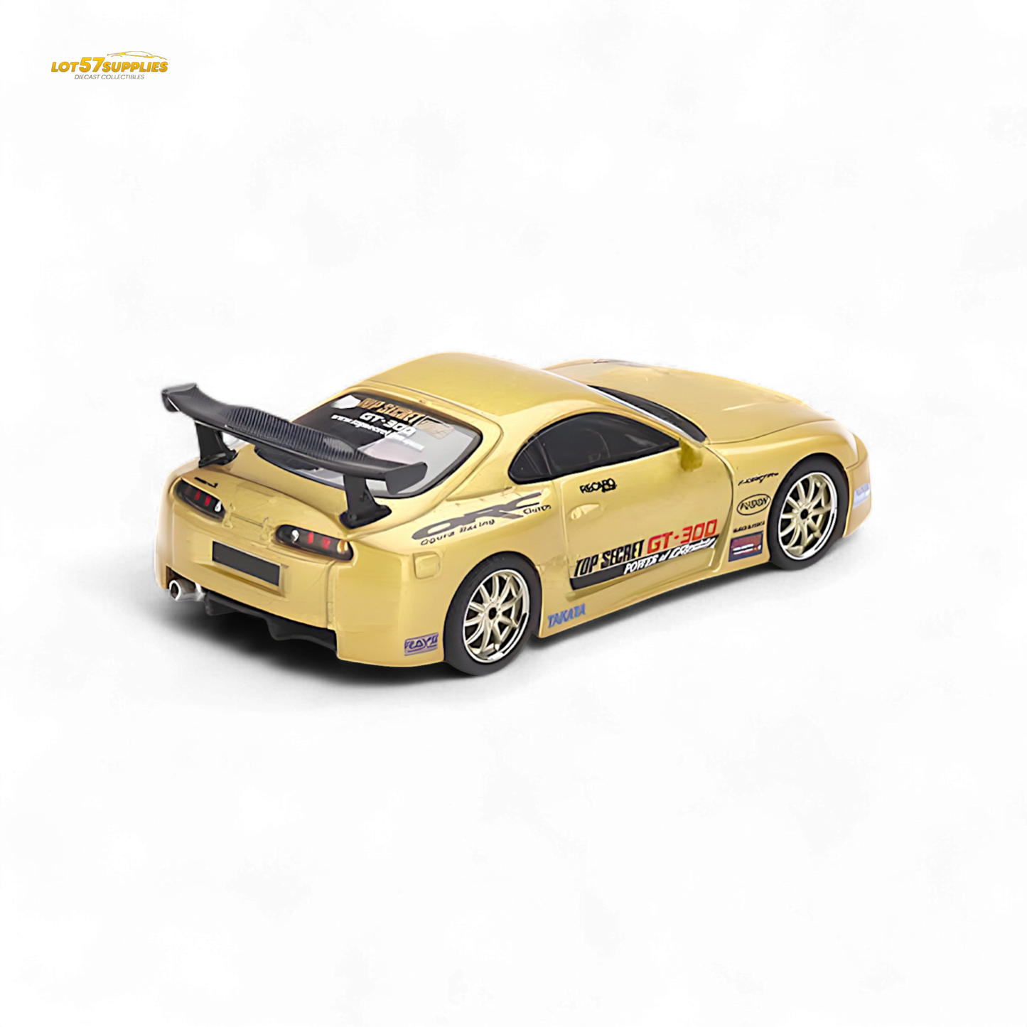 Mini-GT Toyota Supra (A80) Top Secret GT-300 Top Secret Gold 1:64 MGT00961
