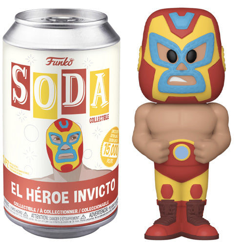Funko Soda El Héroe Invicto (Sealed) **Shot at Chase**