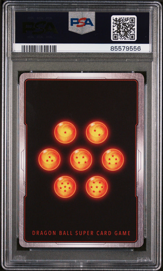 2022 DRAGON BALL SUPER MYTHIC BOOSTER SS2 TRUNKS/HRC.PRSCT. #P-219 - PSA 9