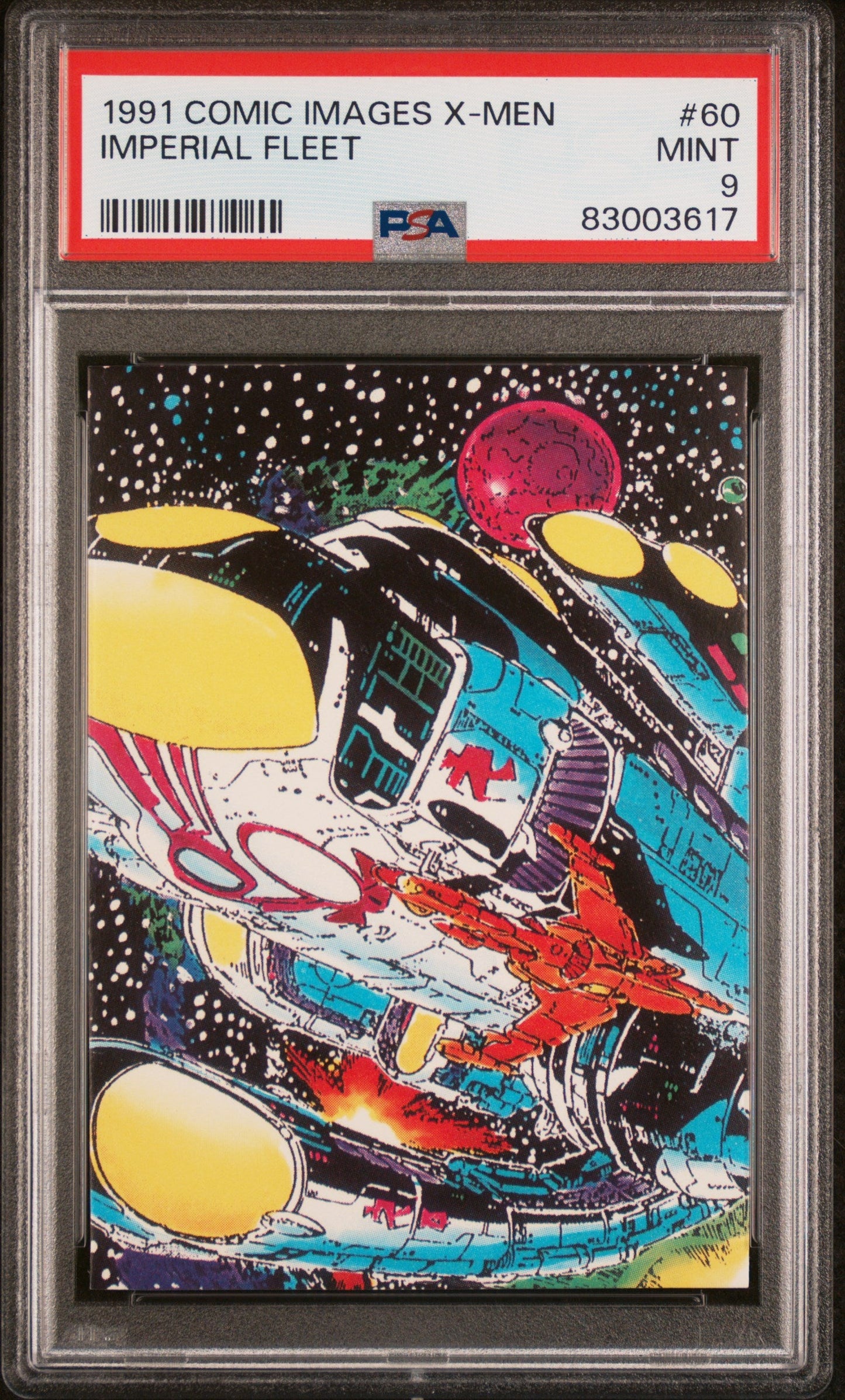 1991 COMIC IMAGES X-MEN IMPERIAL FLEET #60 - PSA 9