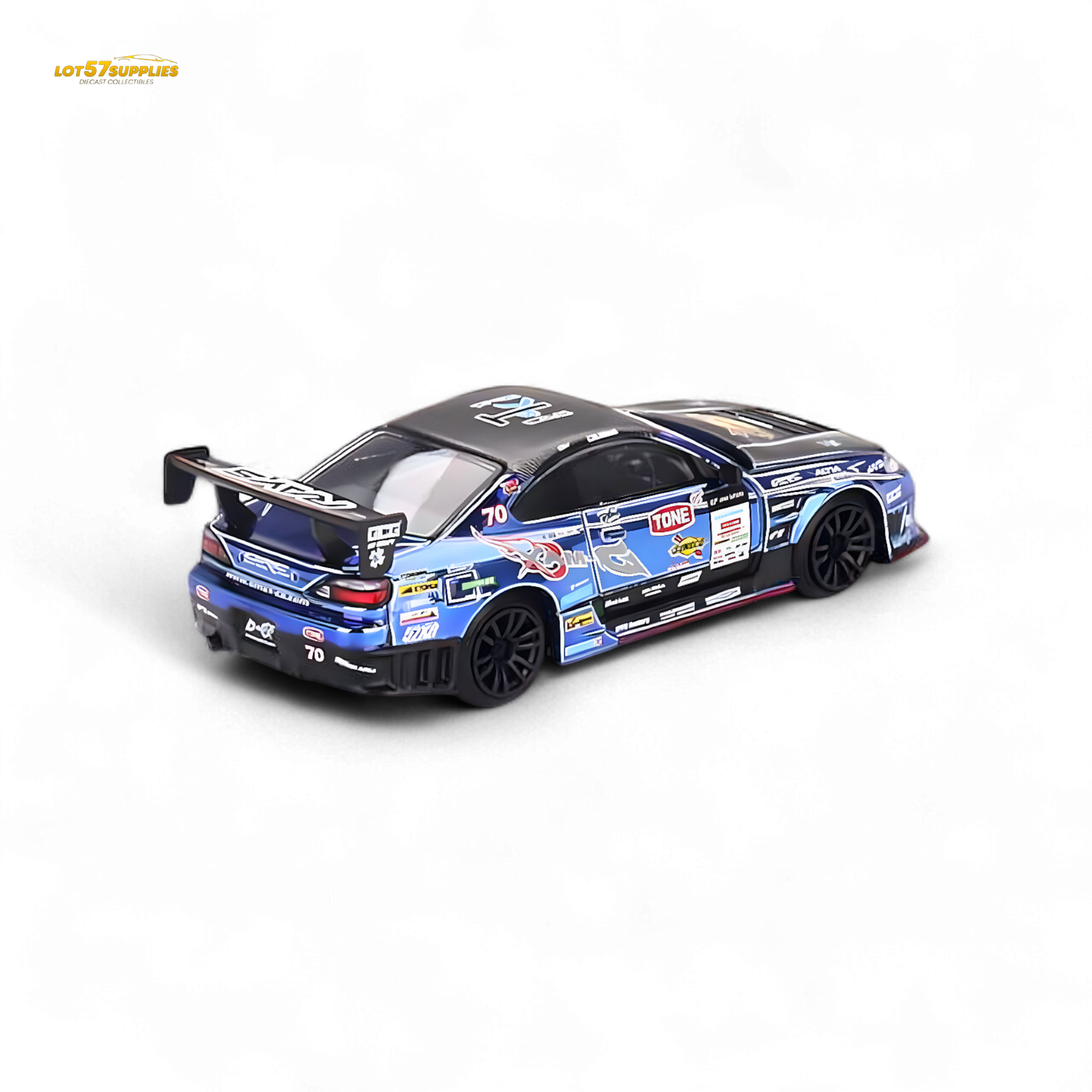 Mini-GT Nissan S15 Silvia D-MAX #70 Japan Exclusive #855 1:64