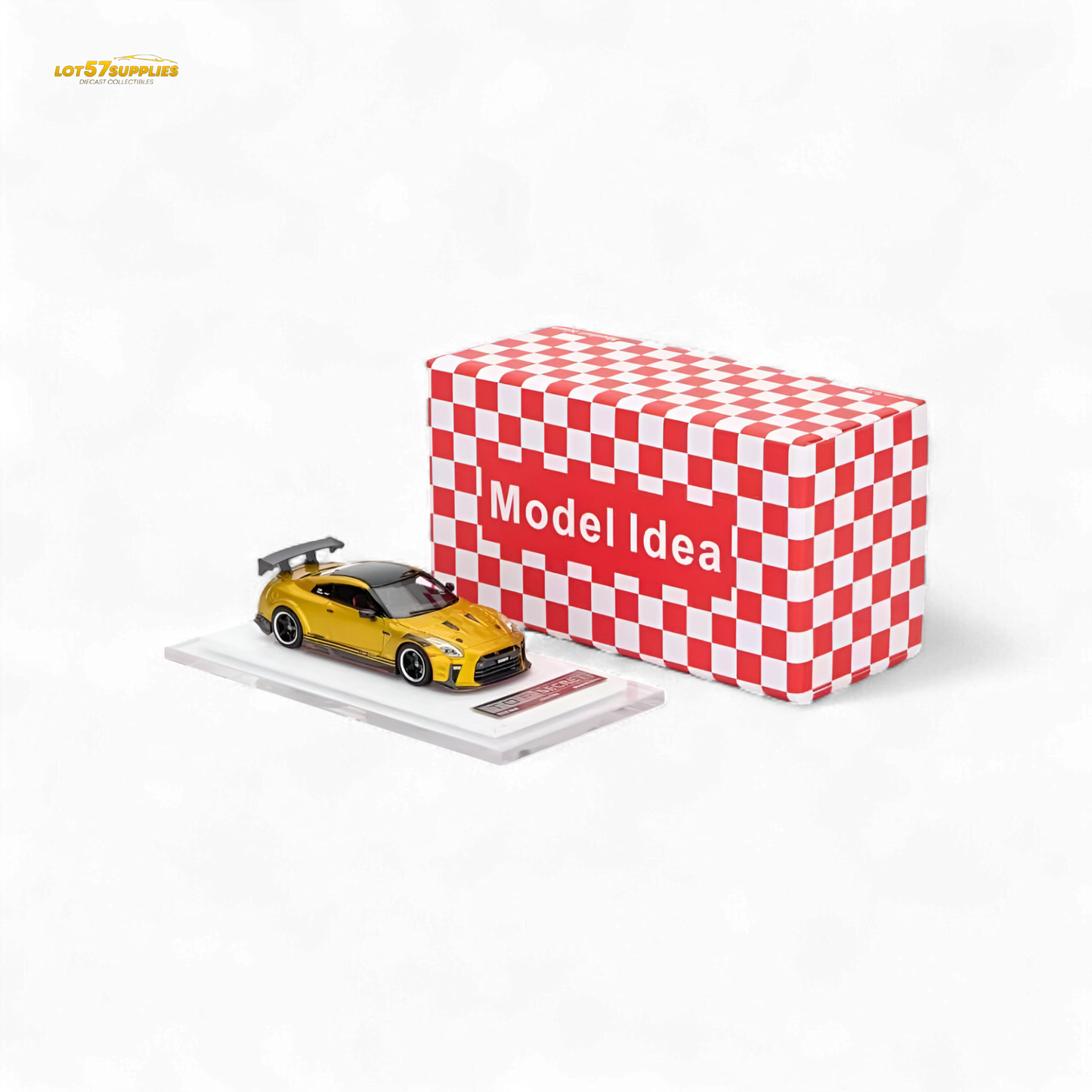 Model Idea GT-R R35 TOP SECRET Modified Version Resin 1:64 - Limited to 299pcs