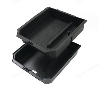 Center Front Storage Box Double-Layered for Tesla Model 3 Highland & New Model Y