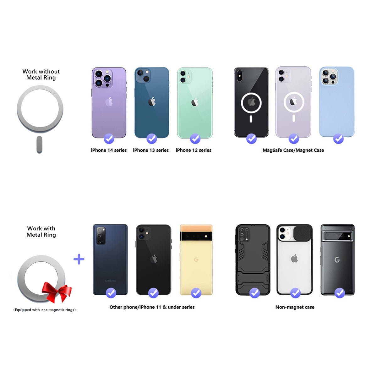 Invisible Magnetic Phone Mount for Tesla