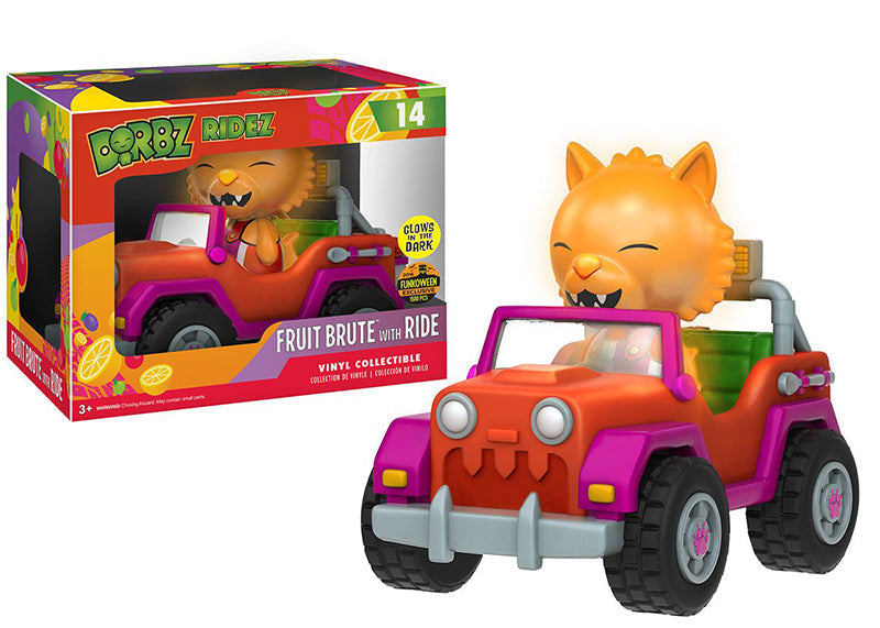 Dorbz Ridez Fruit Brute w/Ride (Glow in the Dark, Ad Icons) 14 - 2016 Funkoween Exclusive/1500 Made