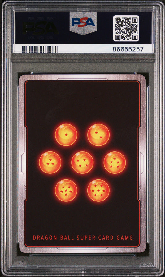 2022 DRAGON BALL SUPER REALM OF THE GODS 7 SSG GOKU, DVN RSTRNT #P-362 - PSA 10